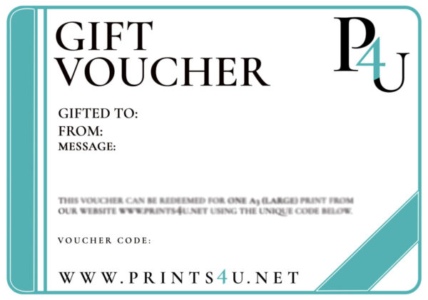 Prints4u Gift Voucher for Poster Print