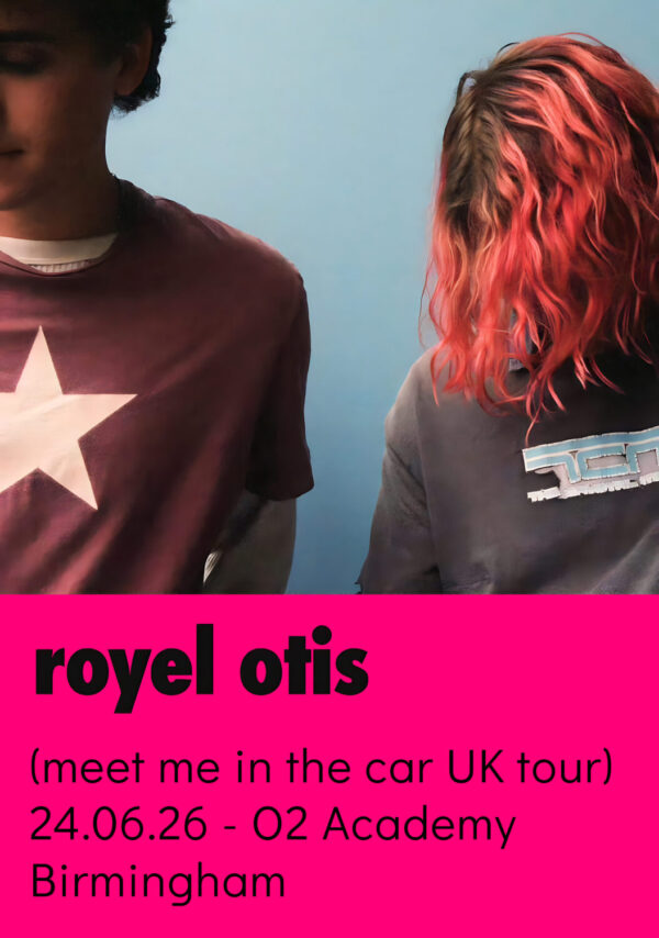 ROYEL OTIS Meet Me In The Car 2026 UK Tour BIRMINGHAM Academy Poster