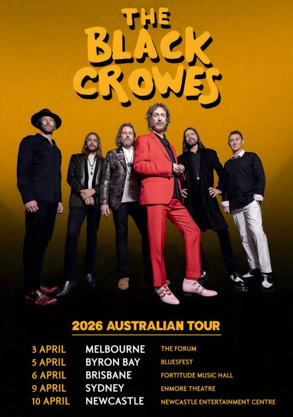 THE BLACK CROWES Reunion Live 2026 Australian Tour Poster