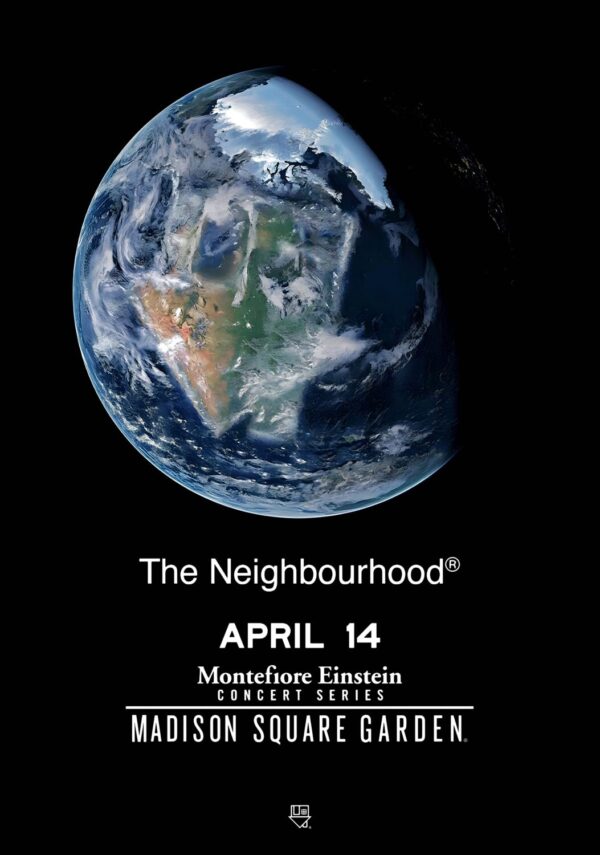 THE NEIGHBOURHOOD (band) Ultrasound 2026 Tour NEW YORK Madison Square Garden Poster