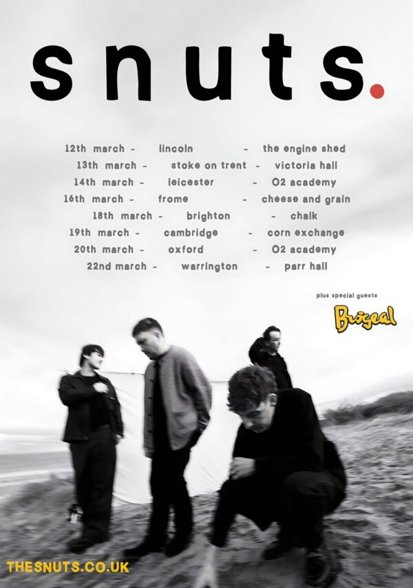 THE SNUTS Millennials 2026 UK Tour Poster