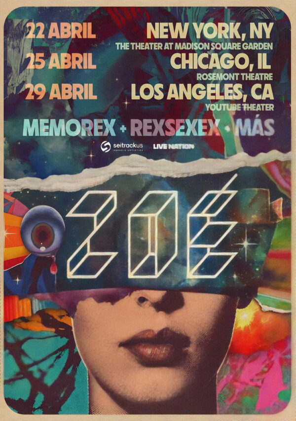 ZOE (band) En Vivo 2026 Tour LOS ANGELES - NEW YORK - CHICAGO Poster
