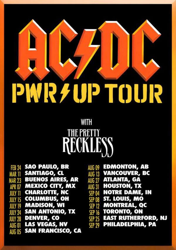 AC/DC Power Up (PWR UP) 2026 North & South America Stadium