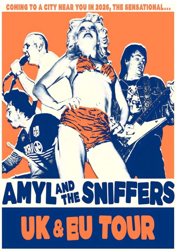 AMYL & THE SNIFFERS You're A Star 2026 UK & Europe Tour Poster
