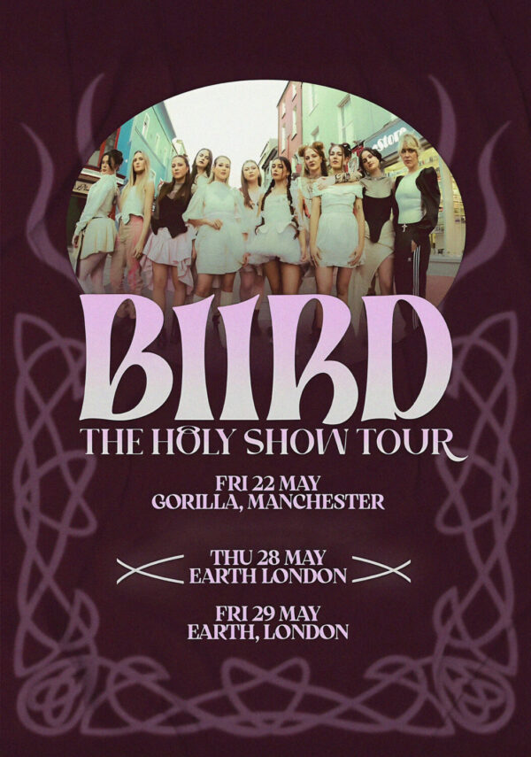 BIIRD The Holy Show 2026 UK Tour Poster