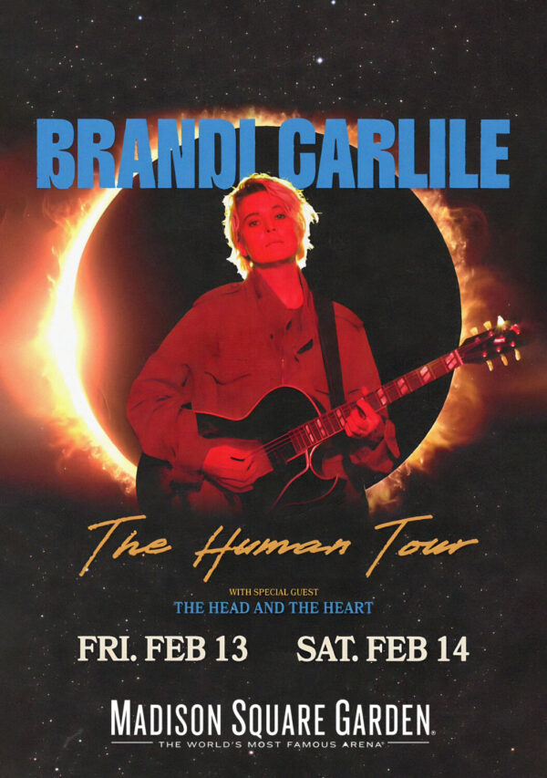 BRANDI CARLIE The Human 2026 Tour NEW YORK Madison Square Garden Poster