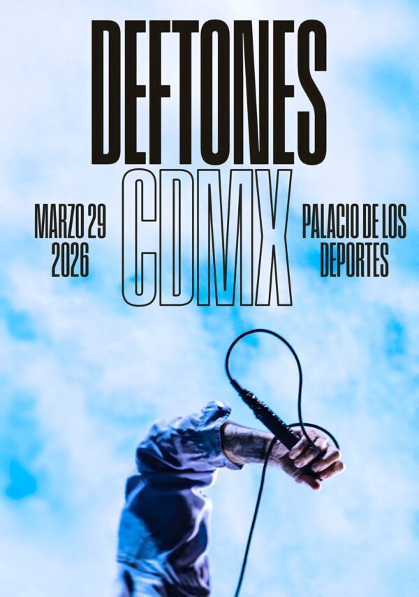 DEFTONES Private Music 2026 Tour MEXICO CITY Palacio De Los Deportes Poster