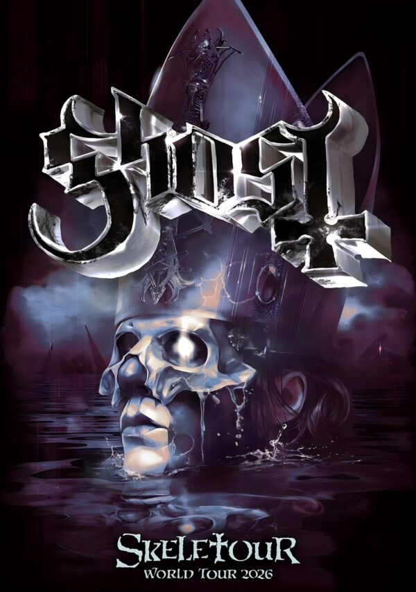 GHOST (band) Skeletour 2026 World Tour Poster