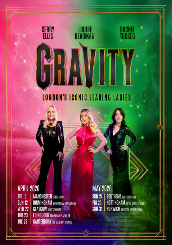 GRAVITY The Musical Theatre West End Broadway Play Tour Poster