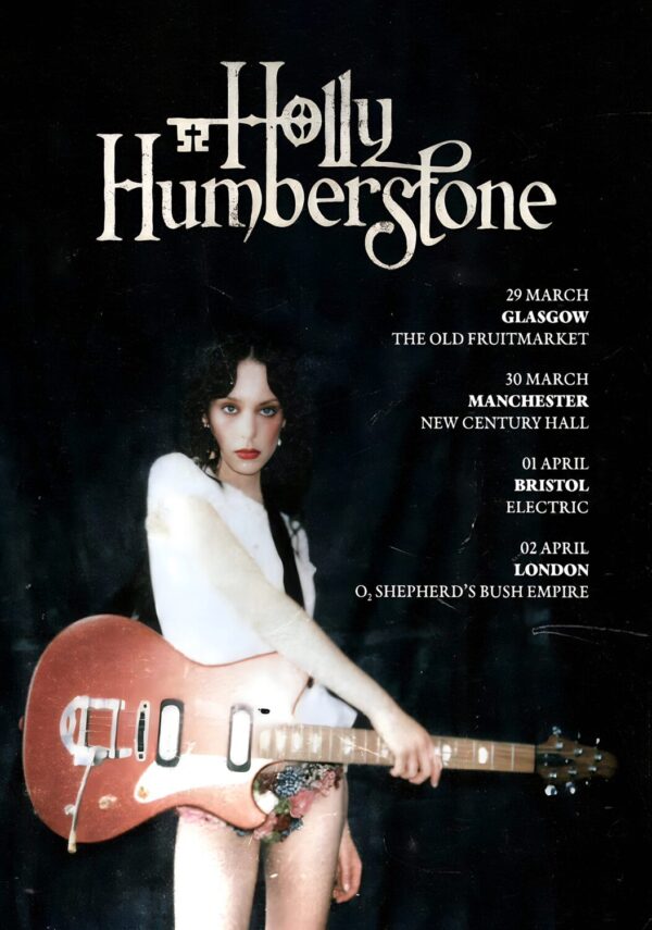 HOLLY HUMBERSTONE Die Happy 2026 UK Tour Poster