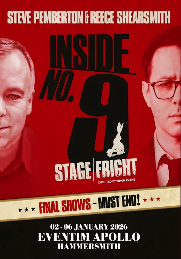 INSIDE NO. 9 Stage Fright Theatre West End Broadway Play Musical Tour Poster