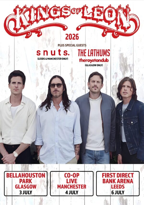 KINGS OF LEON Can We Please Have Some Fun 2026 UK Tour Poster
