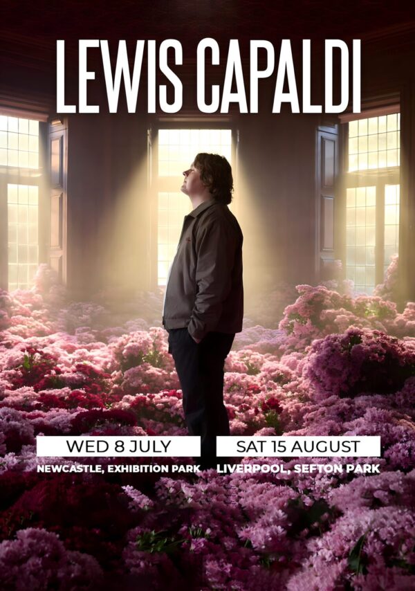 LEWIS CAPALDI Survive 2026 UK Tour NEWCASTLE - LIVERPOOL Poster