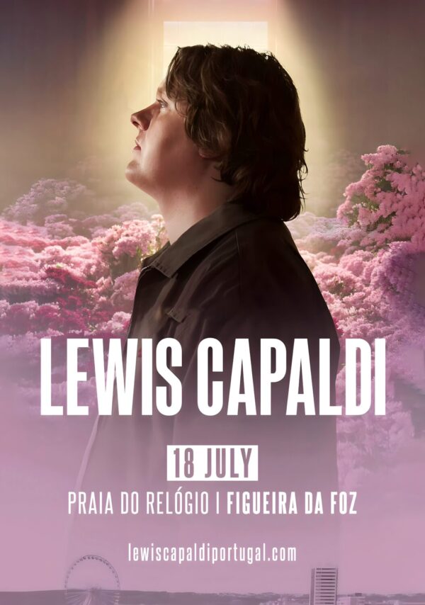 LEWIS CAPALDI Survive 2026 Portugal Tour PRAIA DO RELOGIO Figueira da Foz Poster
