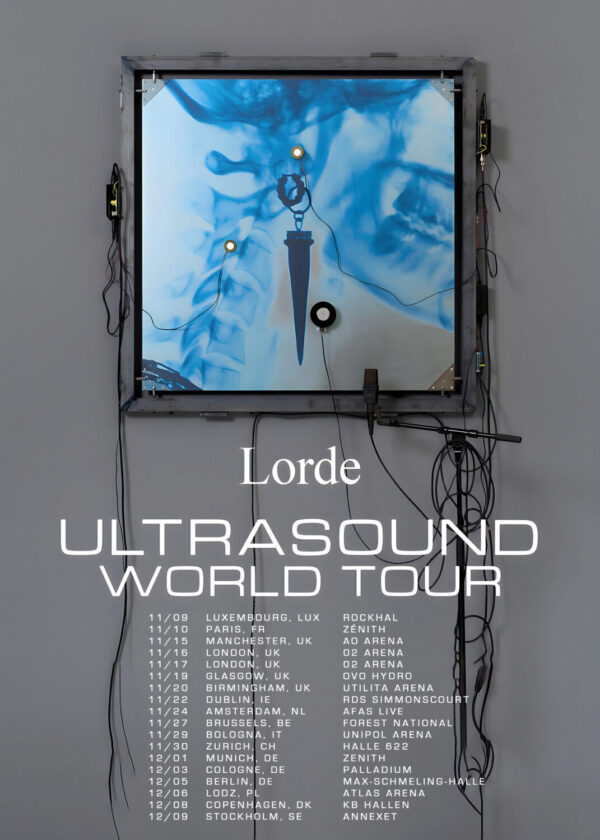 LORDE Ultrasound 2025 UK & Europe Tour Poster Print