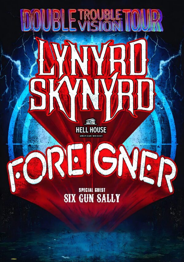 LYNYRD SKYNYRD - FOREIGNER Double Trouble 2026 World Tour Poster
