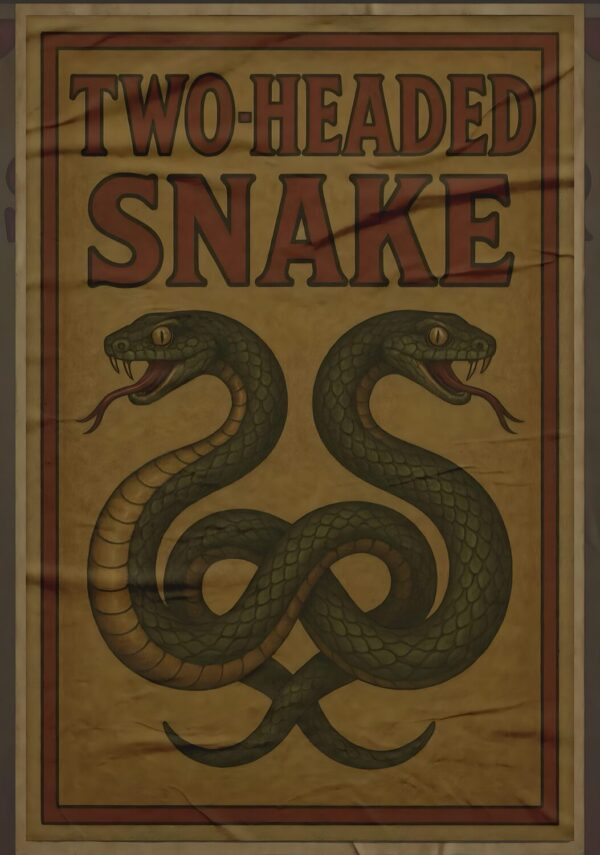 MOTLEY CRUE The Return of Carnival of Sins 2026 Tour Two-Headed Snake Poster