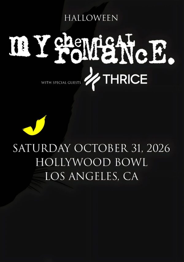 MY CHEMICAL ROMANCE Halloween LOS ANGELES Hollywood Bowl - 31 Oct 2026 Tour Poster