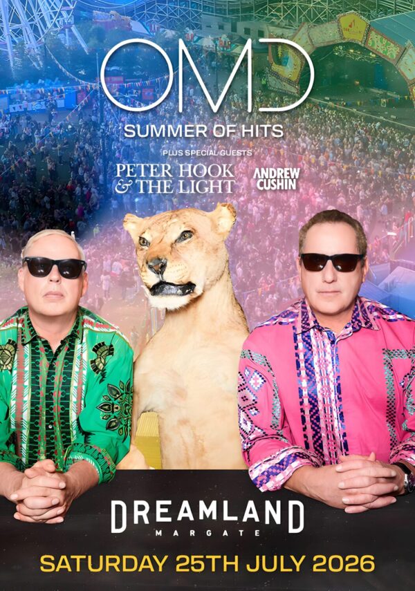 OMD (Orchestral Manoeuvres in the Dark) Summer of Hits 2026 Tour DREAMLAND Margate Poster