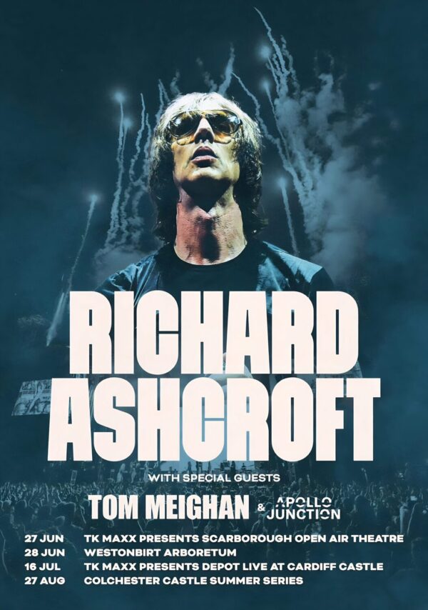 RICHARD ASHCROFT Lovin' You 2026 UK Summer Tour Poster