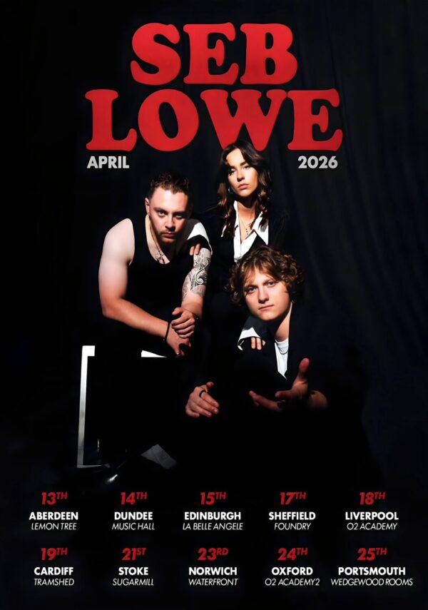SEB LOWE Broken Streets 2026 UK Tour Poster