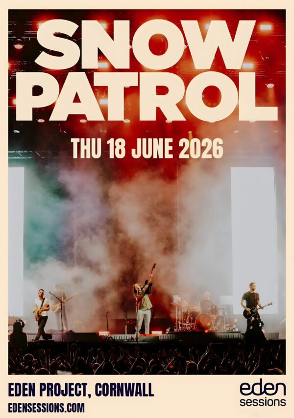 SNOW PATROL The Forrest Is The Path 2026 UK Tour CORNWALL Eden Project Poster