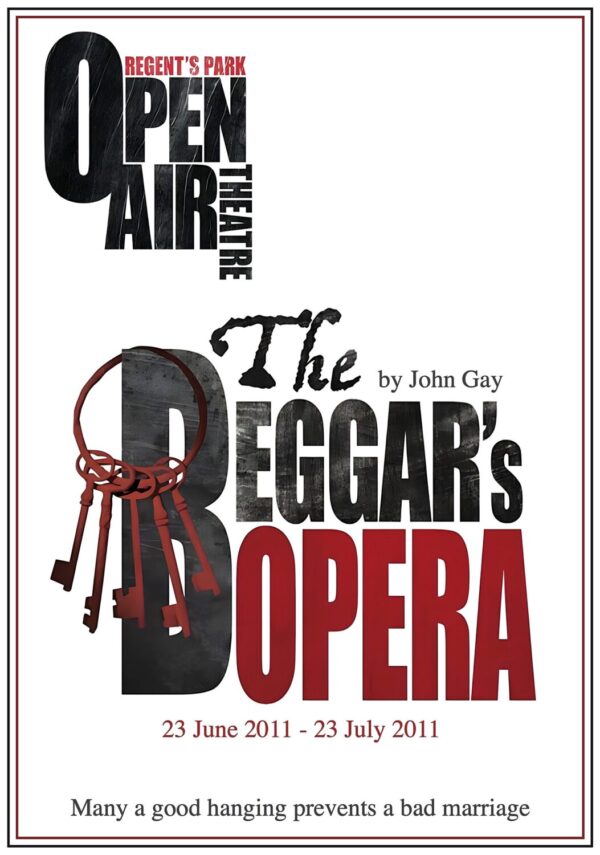 THE BEGGAR'S OPERA Regent's Park Open Air Theatre West End Broadway Play Musical Tour Poster Print