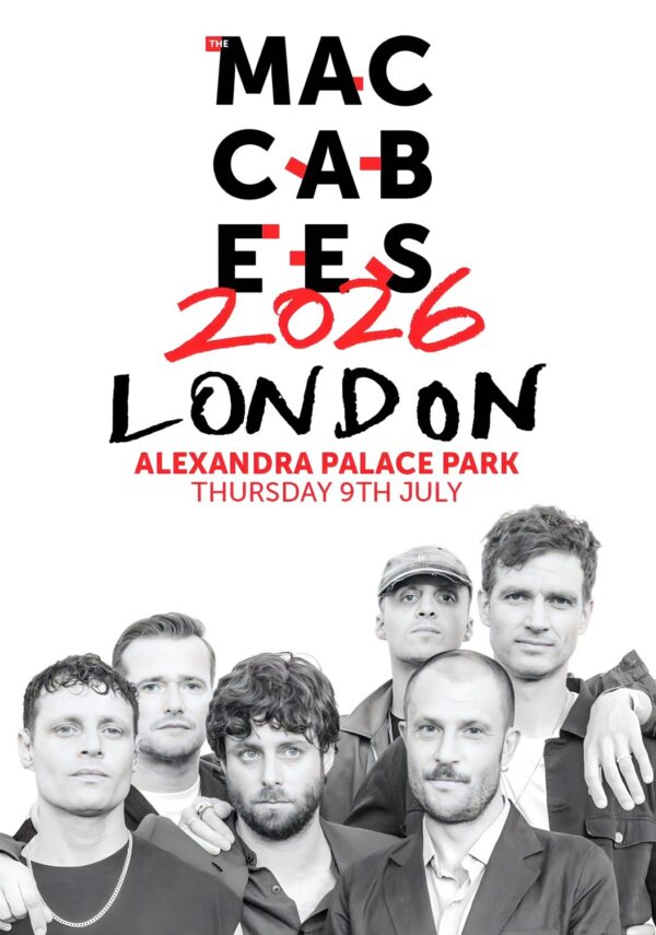 THE MACCABEES Live Summer 2026 Tour LONDON Alexandra Palace Park Poster