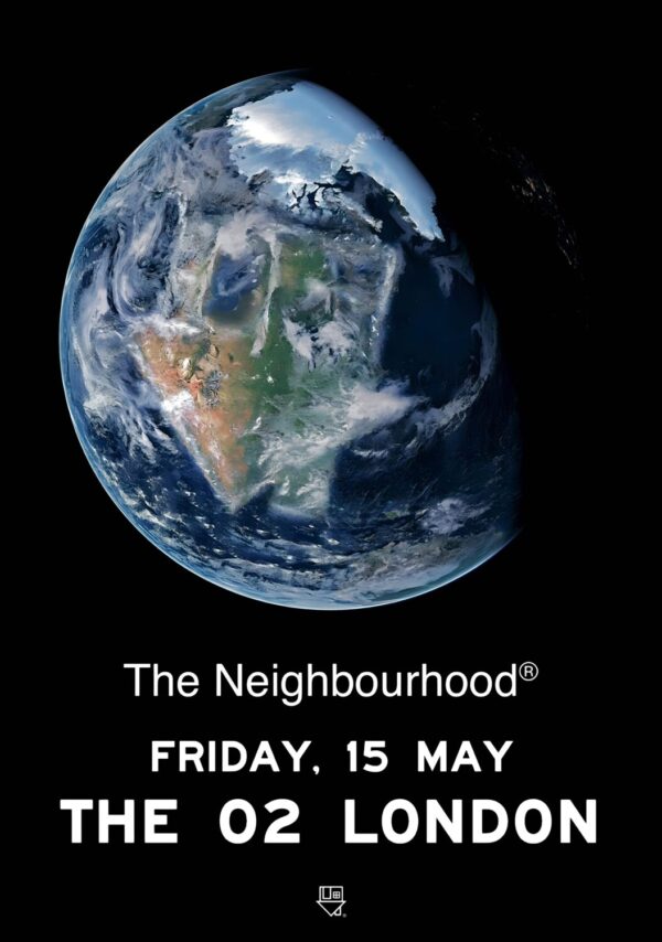 THE NEIGHBOURHOOD (band) Ultrasound 2026 Tour LONDON The o2 Arena Poster