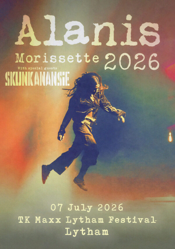 ALANIS MORISSETTE Live Summer 2026 UK Tour LYTHAM Festival Poster Print