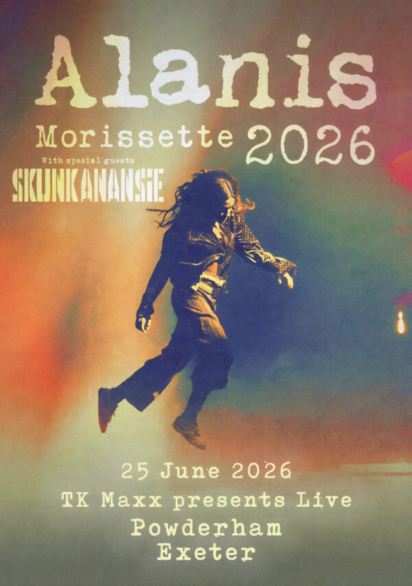 ALANIS MORISSETTE Live Summer 2026 UK Tour EXETER Powderham Poster Print