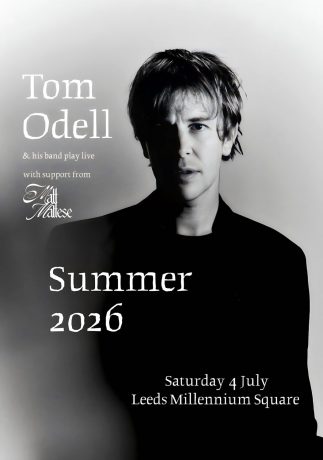 TOM ODELL A Wonderful Life 2026 Tour LEEDS Millennium Square Poster
