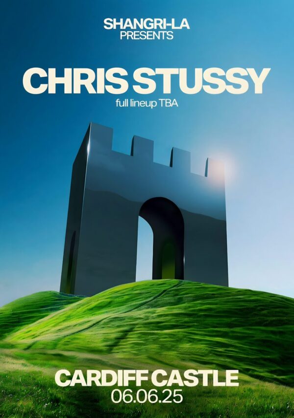 CHRIS STUSSY Sakura Live Shangri-La 2026 Tour CARDIFF Castle Poster