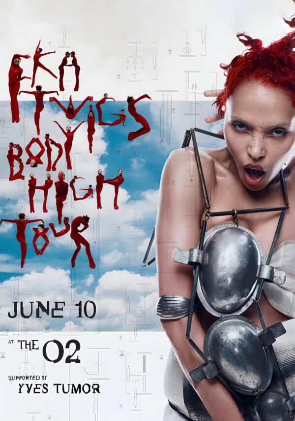 FKA TWIGS Body High 2026 UK Tour LONDON The o2 Arena Poster