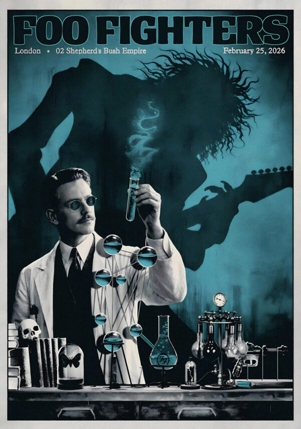 FOO FIGHTERS Your Favourite Toy 2026 UK Tour LONDON Shepherd's Bush Empire Poster Print