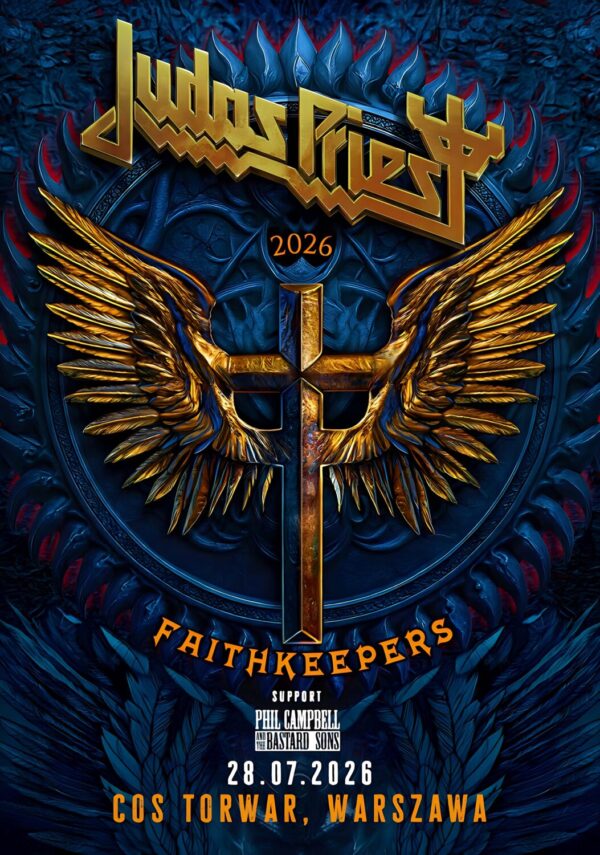 JUDAS PRIEST Faithkeepers 2026 Tour WARSAW COS Torwar Poster