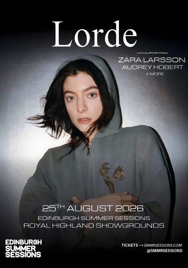 LORDE Virgin 2026 Tour EDINBURGH Summer Sessions Poster