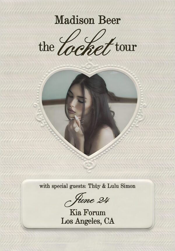 MADISON BEER The Locket 2026 Tour LOS ANGELES Kia Forum Poster
