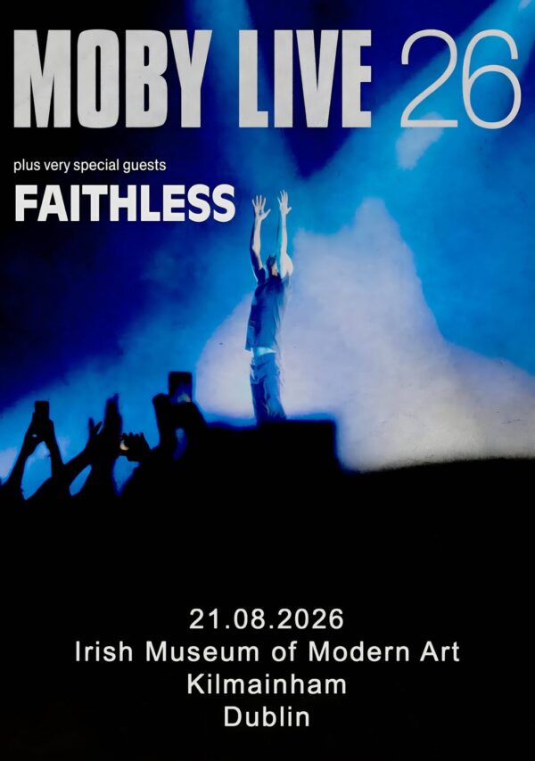 MOBY Live 26 2026 UK Tour DUBLIN Kilmainham MOMA Poster