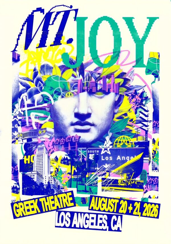 MT.JOY Hope We Have Fun 2026 Tour LOS ANGELES Greek Theatre Poster