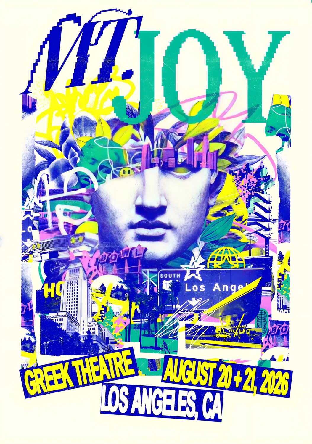 MT.JOY Hope We Have Fun 2026 Tour LOS ANGELES Greek Theatre Poster