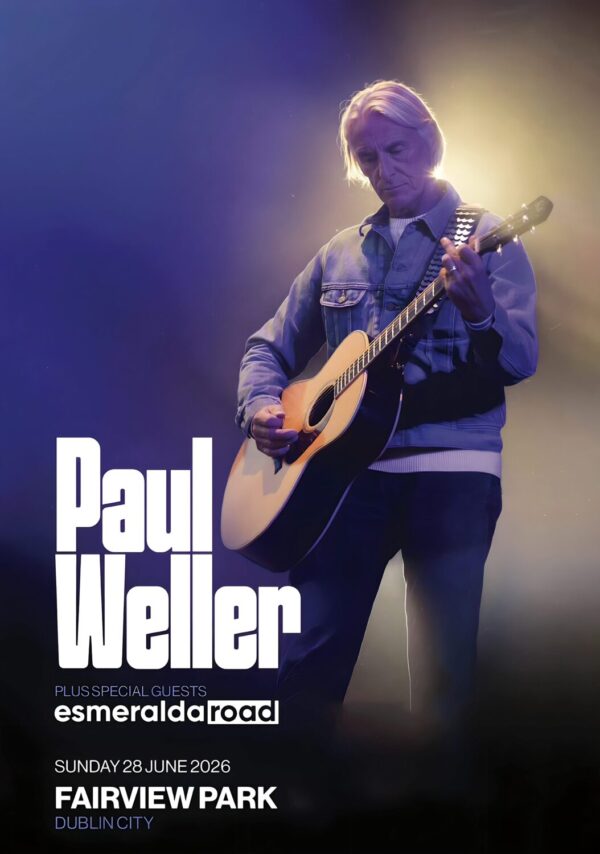 PAUL WELLER Find El Dorado 2026 Tour DUBLIN Fairview Park Poster