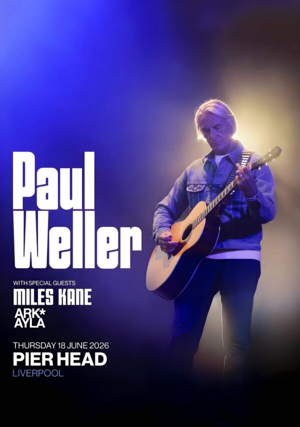 PAUL WELLER Find El Dorado 2026 UK Tour LIVERPOOL Pier Head Poster