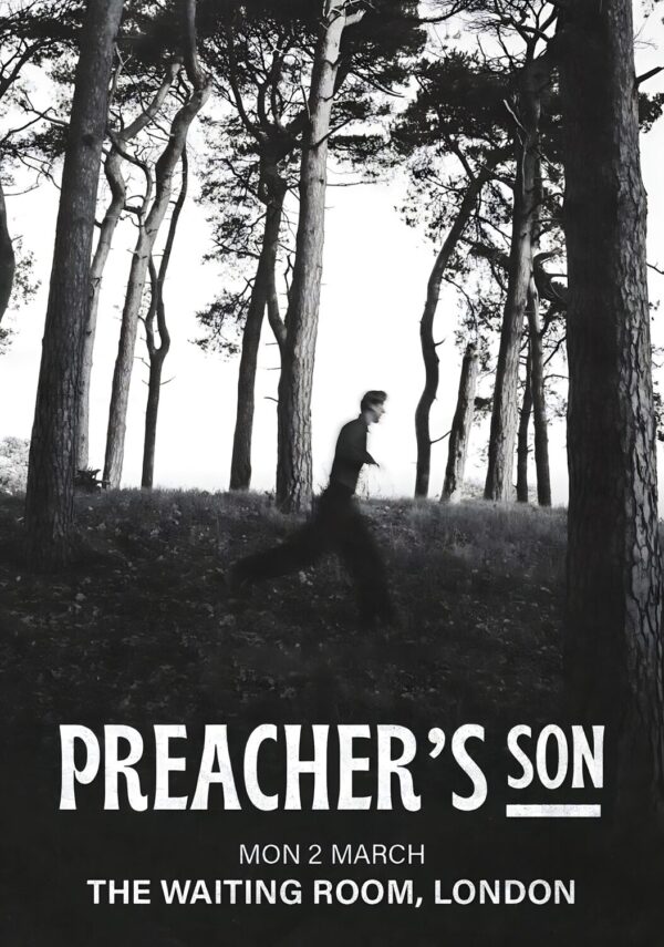 PREACHER'S SON Cold Water 2026 Tour LONDON The Waiting Room Poster