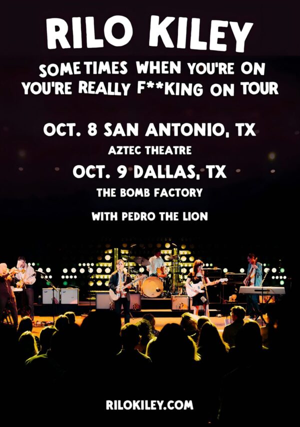 RILO KILEY Sometimes When You're On 2025 Texas Tour Poster