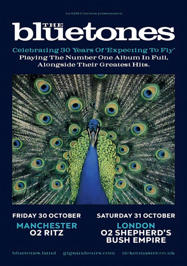 THE BLUETONES Expecting To Fly 2026 UK Tour MANCHESTER - LONDON Poster