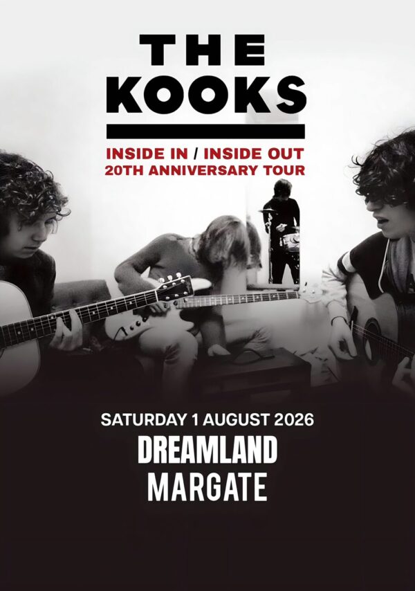 THE KOOKS Inside In / Inside Out 2026 Tour DREAMLAND Margate Poster