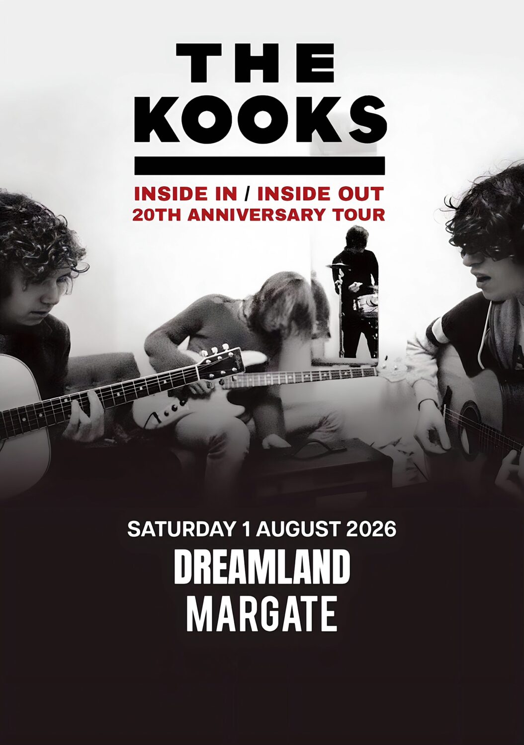 THE KOOKS Inside In / Inside Out 2026 Tour DREAMLAND Margate Poster