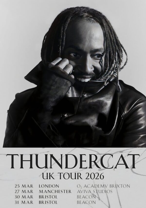 THUNDERCAT Distracted 2026 UK Tour Poster