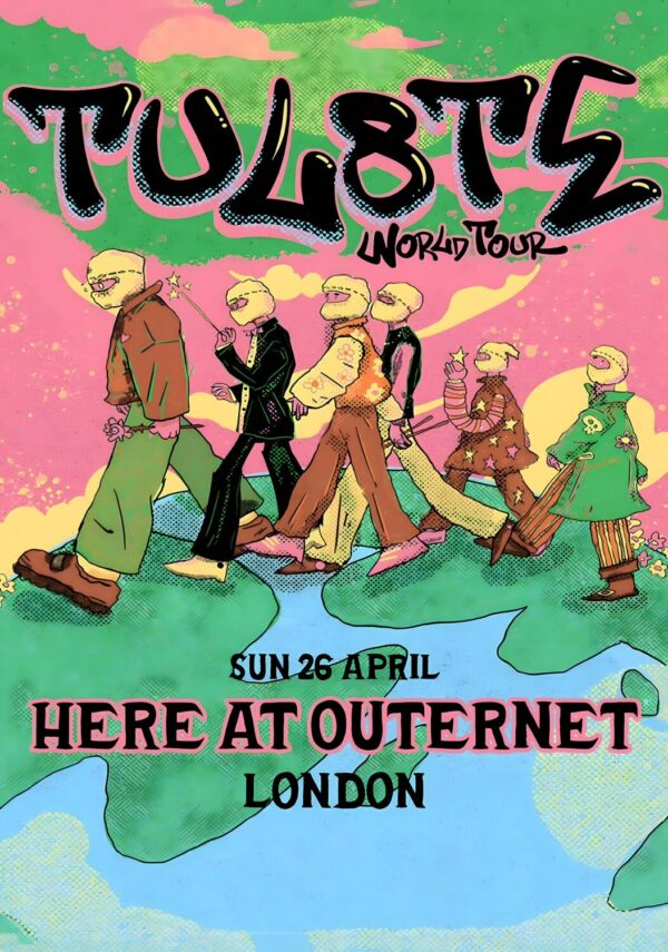 TUL8TE Narein 2026 UK Tour LONDON Poster